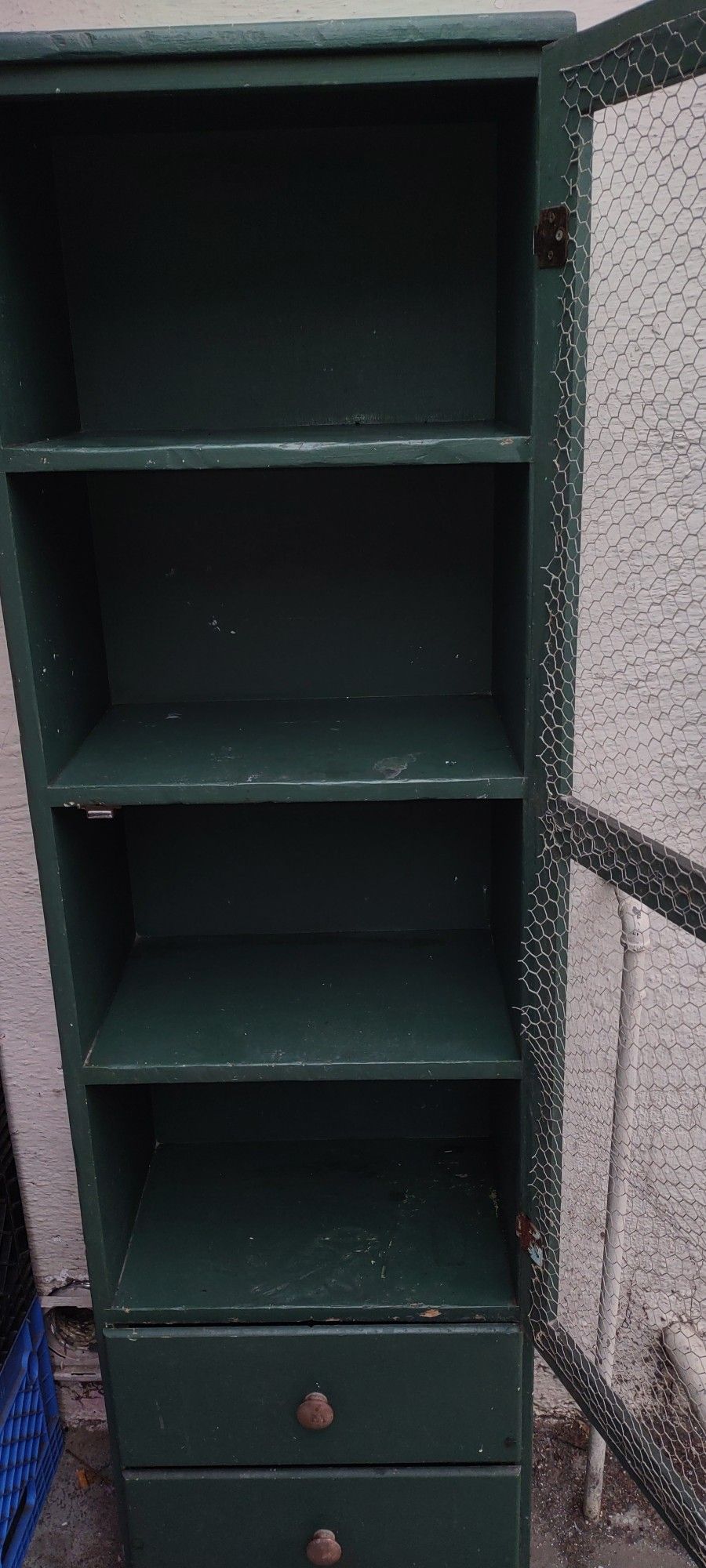 Green Rustic Cabinet for Sale in Modesto, CA - OfferUp