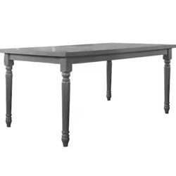 Paige 60 in. Rectangular Dining Table Rustic Grey