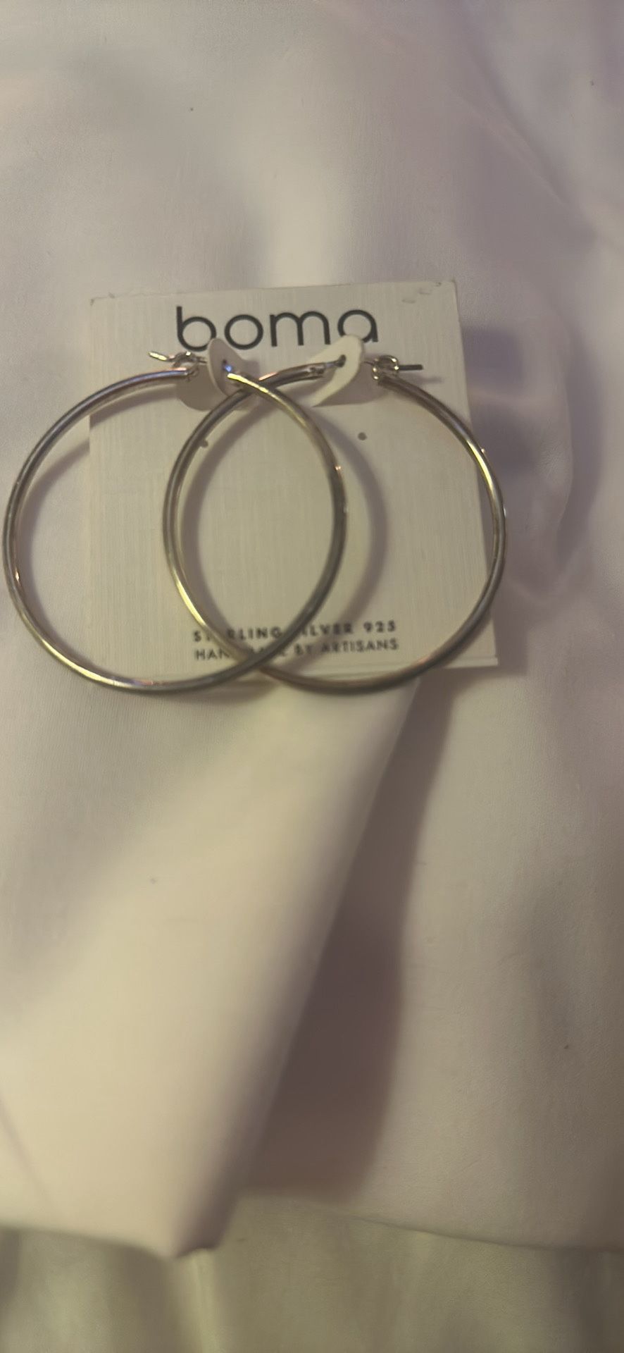 Silver Hoop Earrings