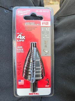 Milwaukee #12 Step drill 7/8"-1 3/8"