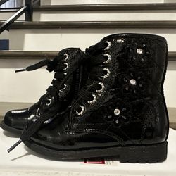 Toddler Black Boots 
