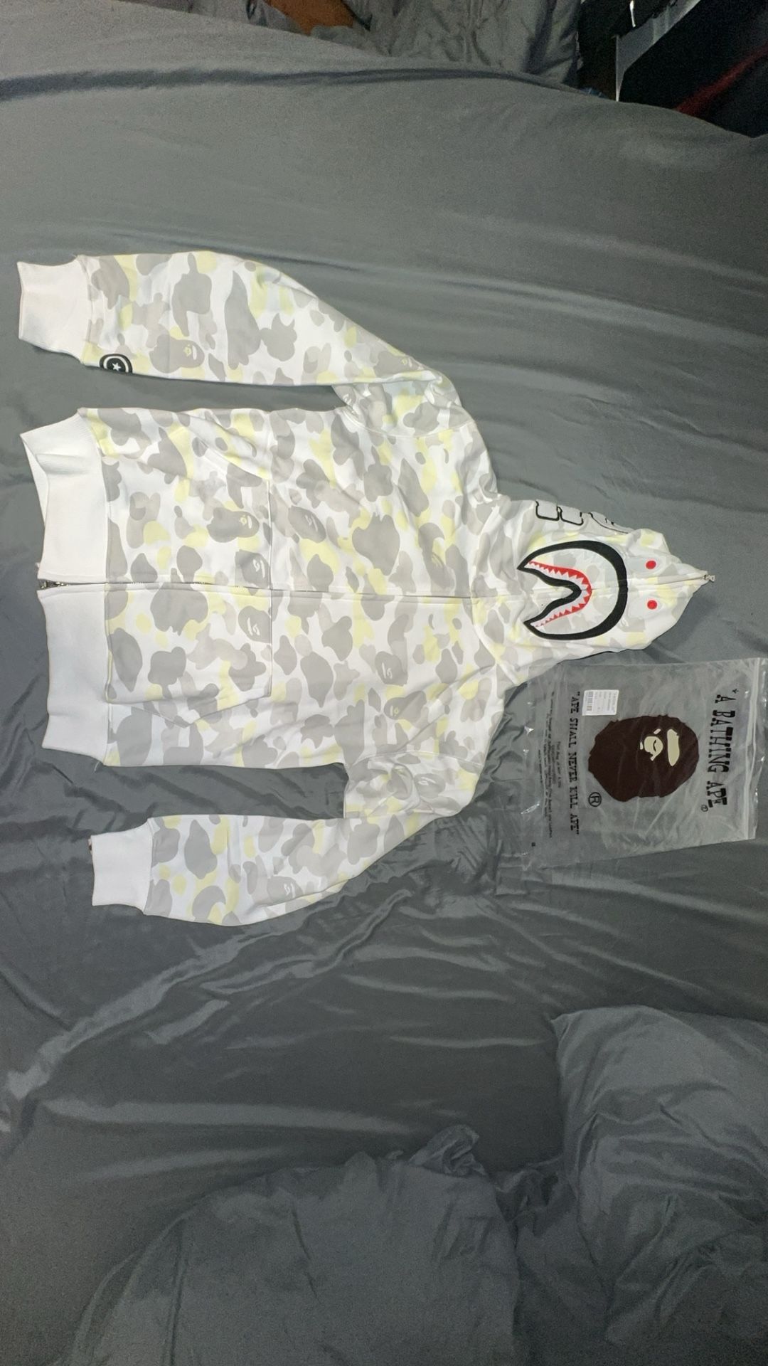 A Bathing Ape White Jacket