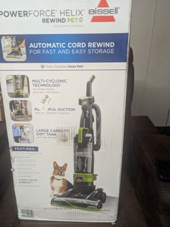 BISSELL PowerForce Helix Turbo Rewind Pet Vacuum