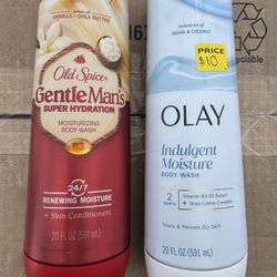 Olay Indulgent Moisture  / Old Spice Super Hydration 