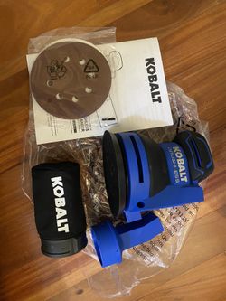 Kobalt Brushless 24-Volt Brushless Cordless Random Orbital Sander with Dust Management