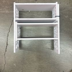 White Floating Shelf