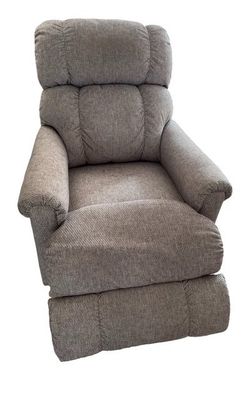 La-Z-Boy Power Pinnacle Recliner Beige Fabric Headrest Lumbar USB Port