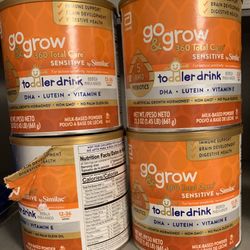 4 Cans Of Go & Grow Sensitive By Similac