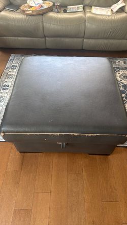 Large Square Ottoman with Storage