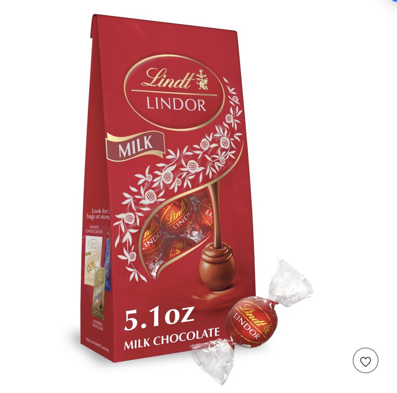 Lindt Lindor Milk Chocolate Truffles 