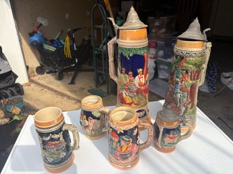 Antique Authentic Gerz German Stein Collection