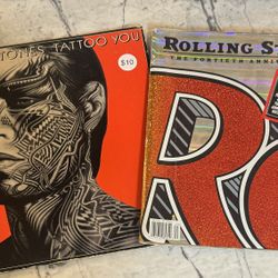 Rolling Stones Tattoo You Album And Rolling Stones The 40Th anniversary magazine