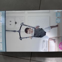 (NEW) Infant Master Doorway Jumper, Durable Bumper Jumper w/ Adjustable Height