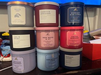 Bath and body work candles