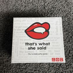 Party Game That’s What She Said
