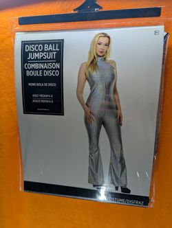 Disco Ball Jumpsuit Adult Costume - NEW