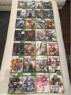 Xbox 360 Game Disc Lot of 28 | Adventure,Action,Shooting,Sports,Role Playing ( POST NINTENDO ERA)