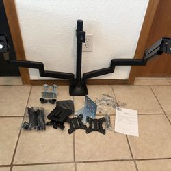 Three Monitor Desk Mount