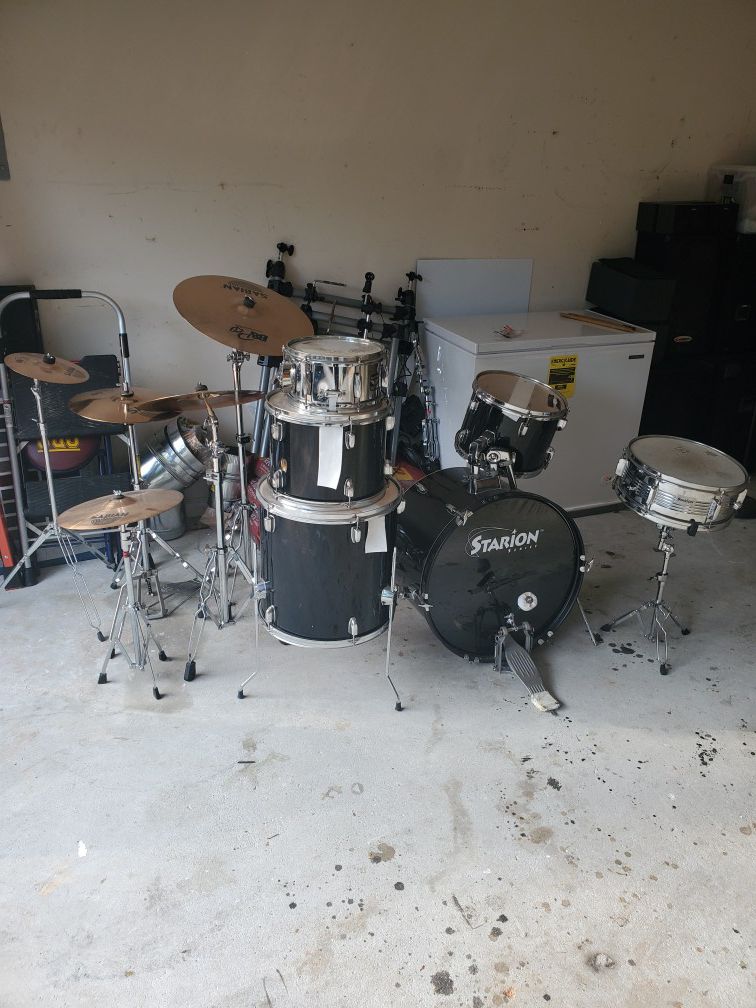 2 Drum Sets - Traditional and Wireless