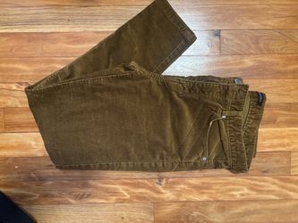 Olive Green Corduroy Pants