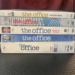 The Office Bundle S1-S5 Lot Of 5 DVDs The Office Season One,two,three,four,five