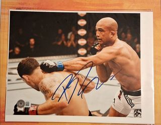 B.J. Penn Signed UFC 8x10 Photo Beckett Authenticated Autograph MMA Legend