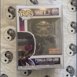 T’challa Star-lord Boxlunch Exclusive Funko Pop Tchalla T Challa Starlord Star Lord What If ?