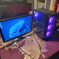 Gaming PC + Monitor