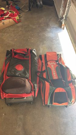 Boombah and Onet Rolling Baseball Bat Bags