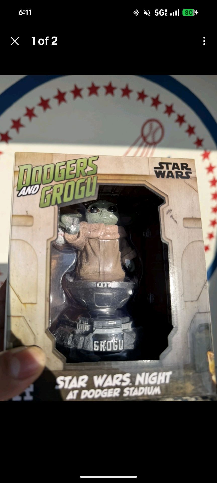 Dodgers Star Wars Grogu