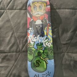 Rich The Kid /Alec Monopoly Custom Skateboard