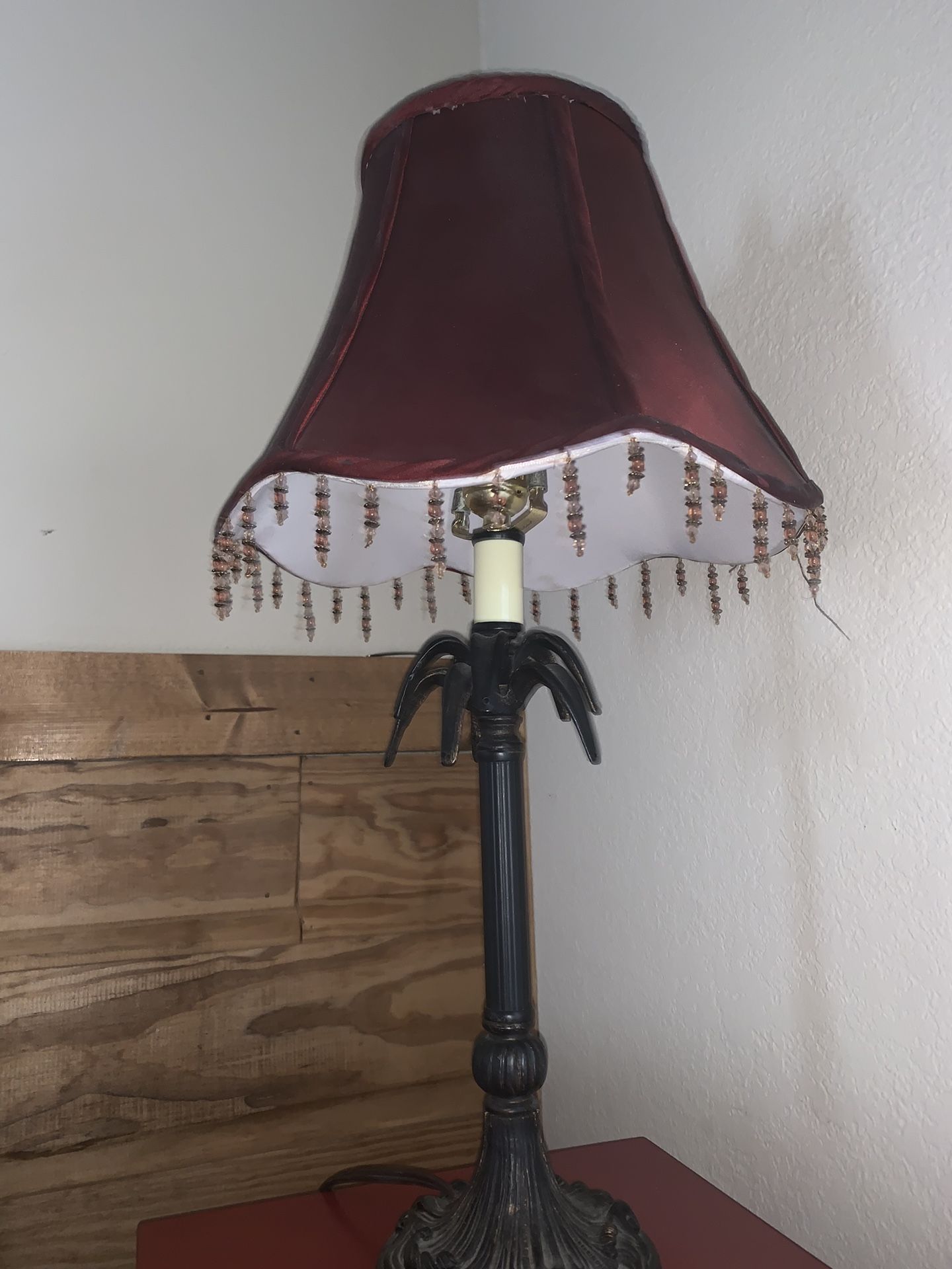 Lamp and table