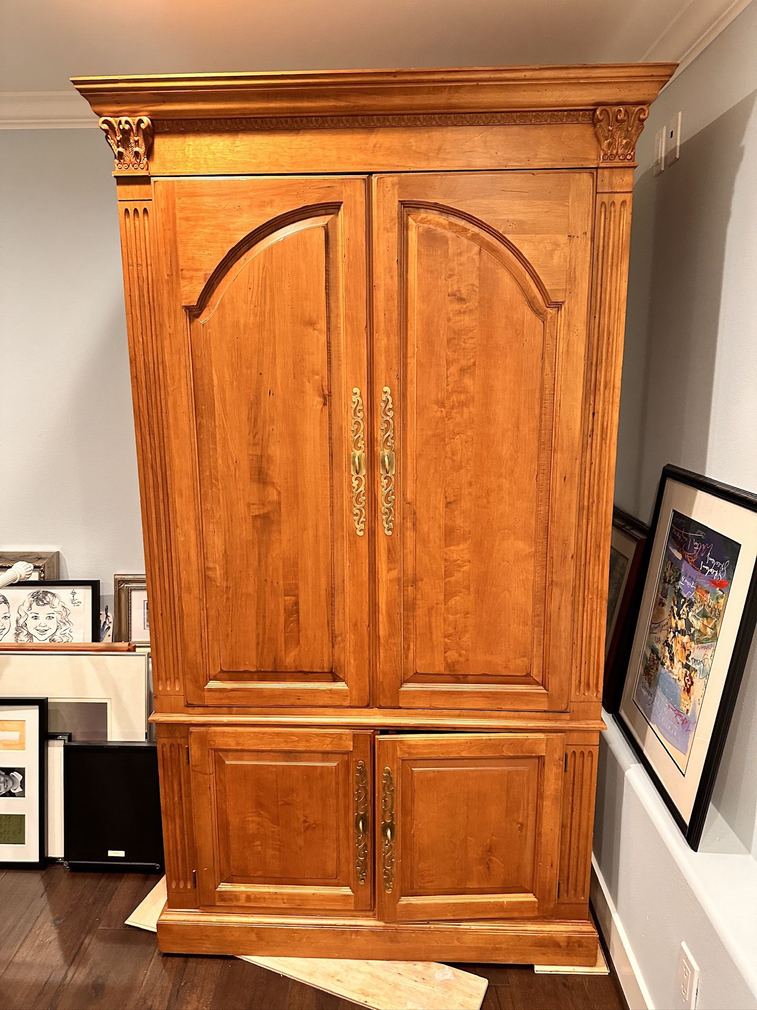 Ethan Allen Legacy Solid Wood Entertainment Center — Serial #100872