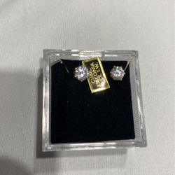 Cubic Zirconia earrings $20