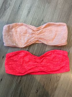 Victorias Secret PINK bandeau bralettes! (Size L)