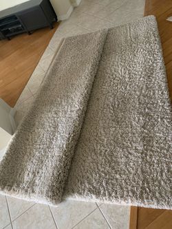 8 x 11 beige shag rug
