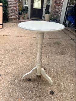 White side table