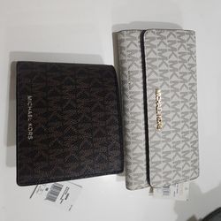 Mk His & Her New Wallet 