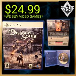 Demon's Souls PS5 PlayStation 5 2020 Disc & Case Bluepoint Games