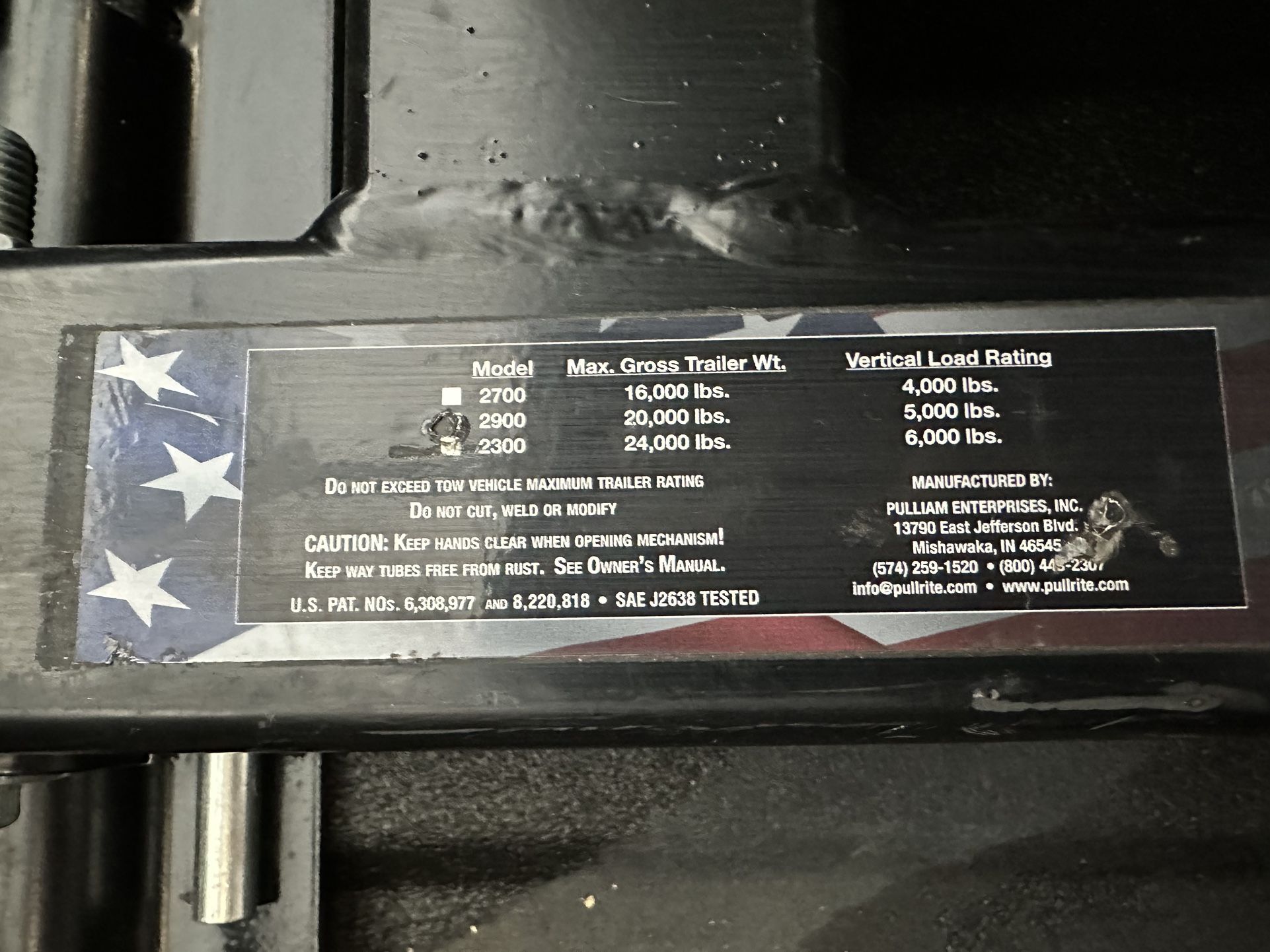 PullRite 2900 SuperGlide Sliding Fifth Wheel Hitch for Sale in Marana