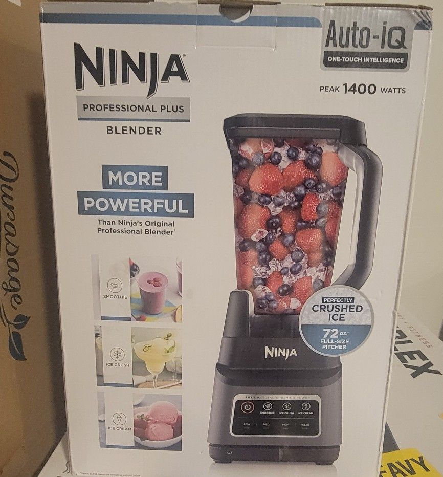 π MOVING SALE π Brand New Ninja BN701 Professional Plus Blender with Auto-iQ Retails $180+