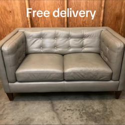 Leather Loveseat ~ Free Delivery 