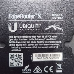 UBIQUITI Edgerouter ER-X 5 Port With POE