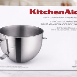 6 QUART POLISHED STAINLESS STEEL BOWL FOR SELECT KITCHENAID® BOWL-LIFT STAND MIX
