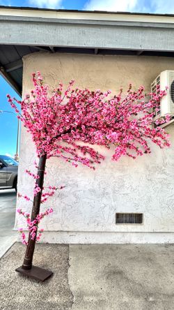 Artificial Sakura Cherry Blossom Pink Flower Tree Plant Decor