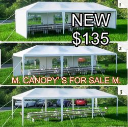 10x30 canopy tent with sidewalls with warranty