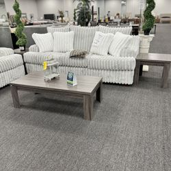 3 Piece Set Coffee Table With End Tables