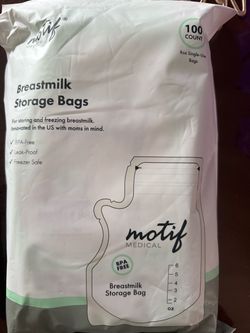 100ct breastmilk storage bags