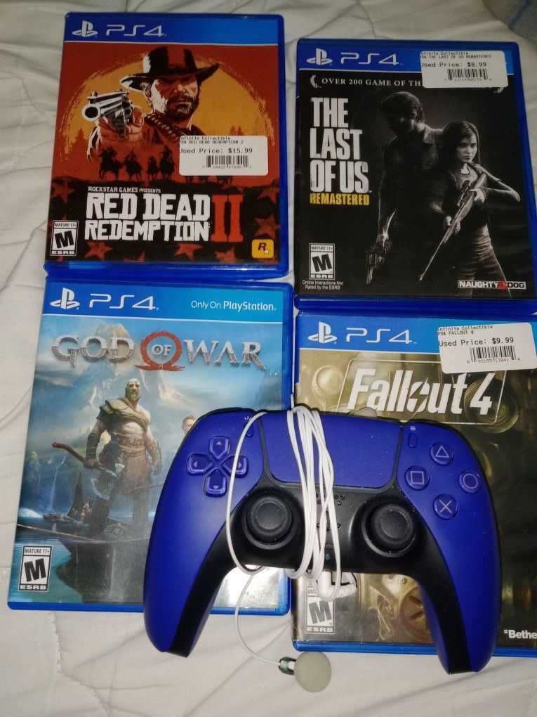 PlayStation 5 Disk Addition With 4 Games