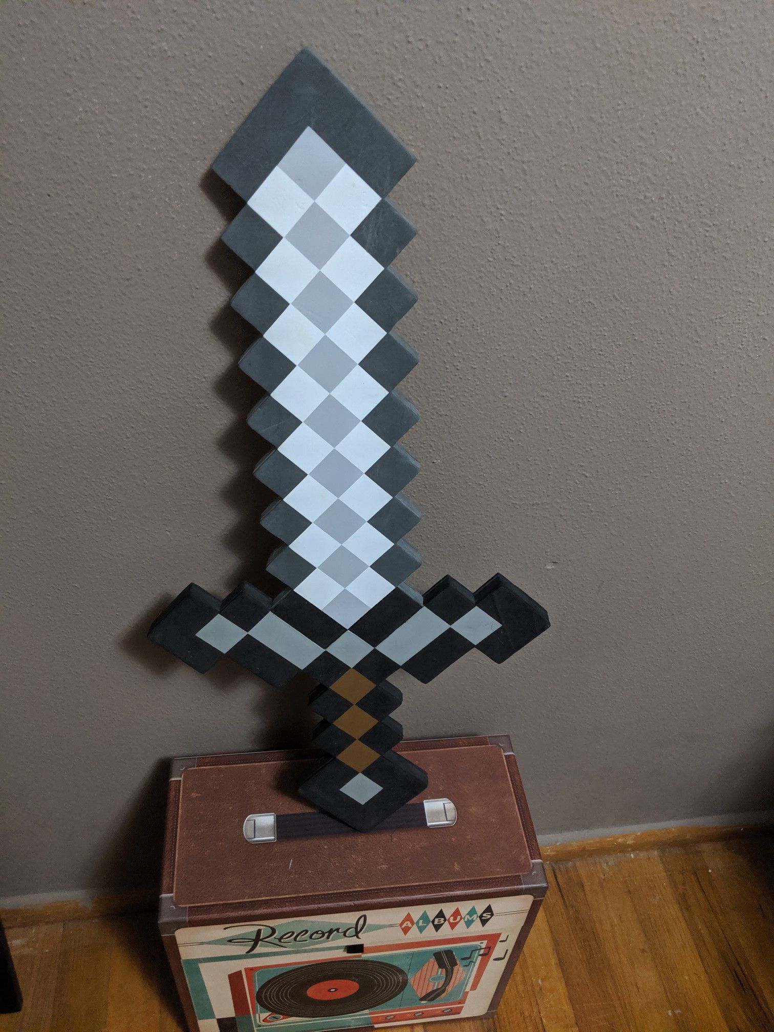 Pixel foam sword